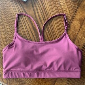 Ideology Mauve Pink Sports Bra Size Small with Medium Support